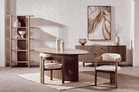 Tibor Vase Collection - Travertine