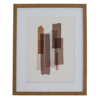 Tydis Art Mounted In Wooden Frame