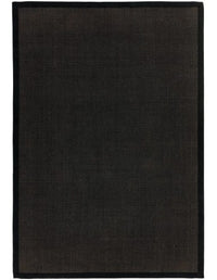 Sisal Rug - Black/Black Border