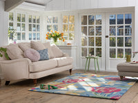 Laura Ashley Rugs - Tulips China Blue