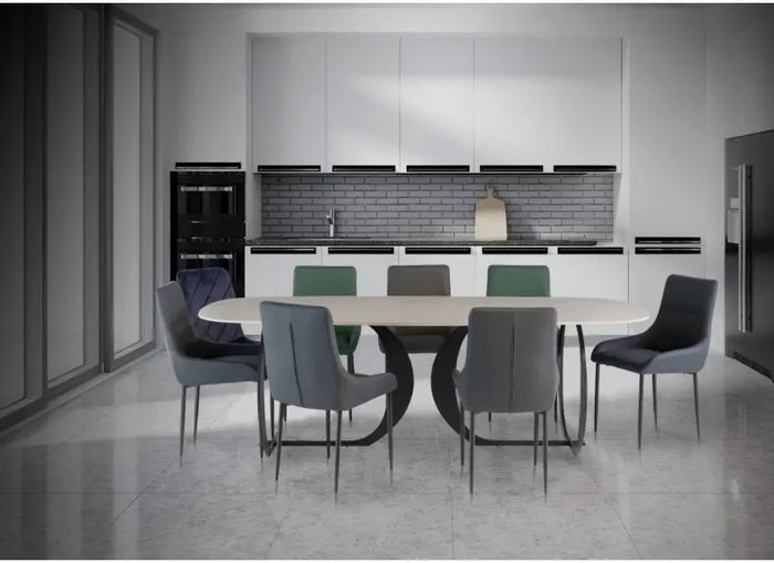 Toledo Dining Table - Grey Stone