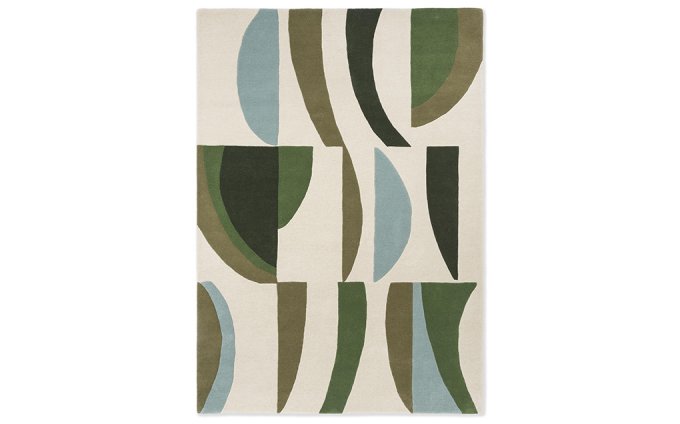 Harlequin Torillo Rug - Emerald/Azul