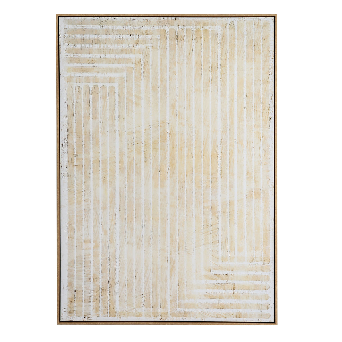 Tellura Hand Painted Canvas In Frame