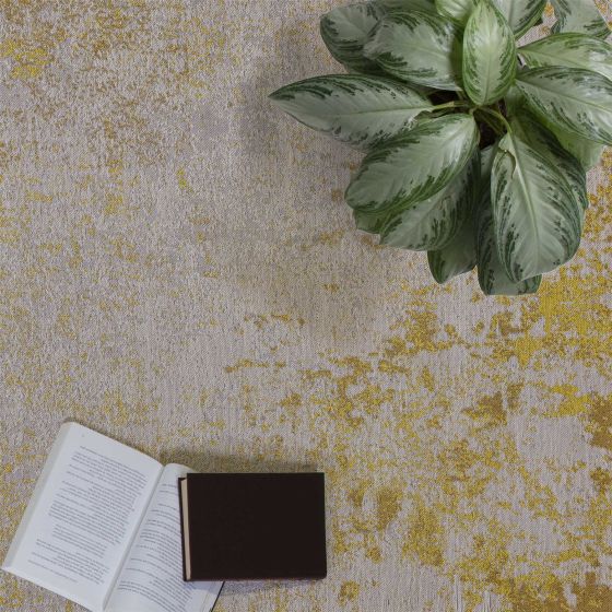 Dara Rug - Ochre Abstract