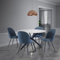 Talia Round Dining Table - Italy White