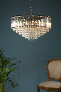 Laura Ashley Vienna Lighting Collection - Polished Chrome Crystal