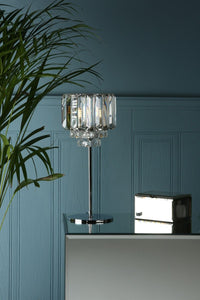 Laura Ashley Vienna Lighting Collection - Polished Chrome Crystal