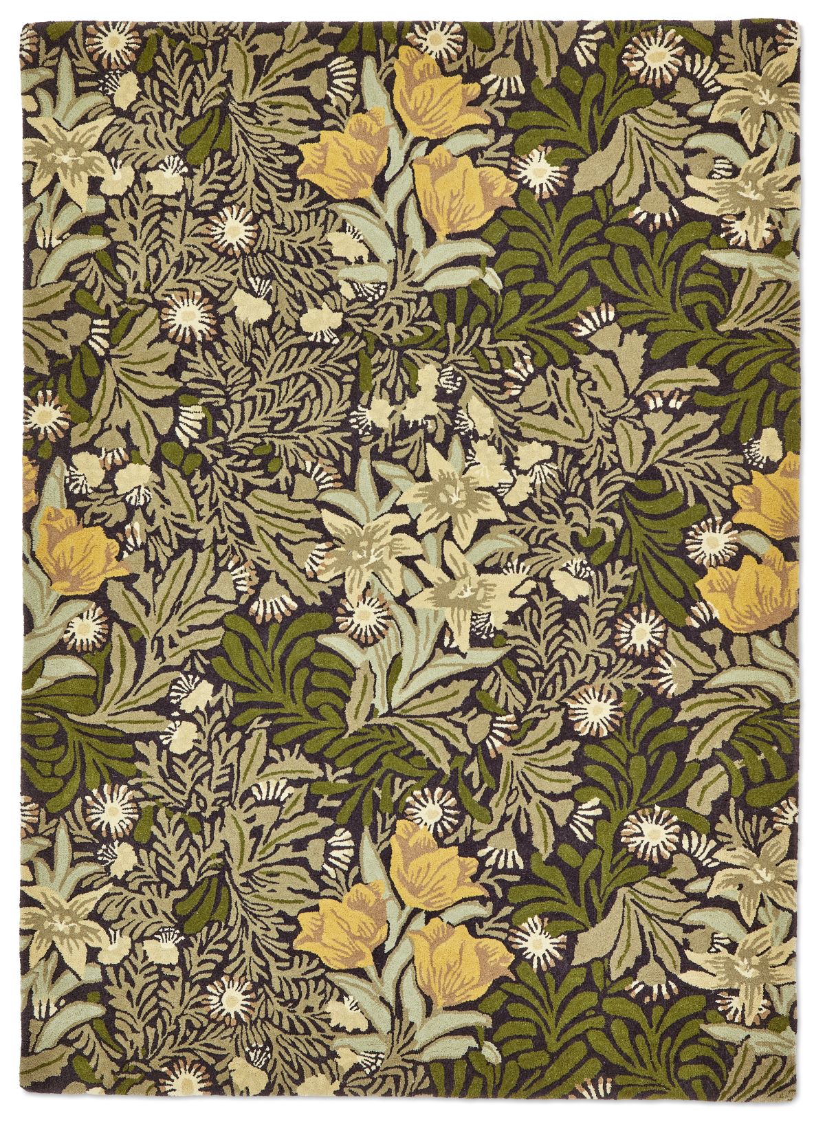 Morris and Co. - Bower Twining Vine Green Rug