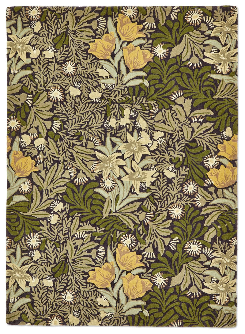 Morris and Co. - Bower Twining Vine Green Rug