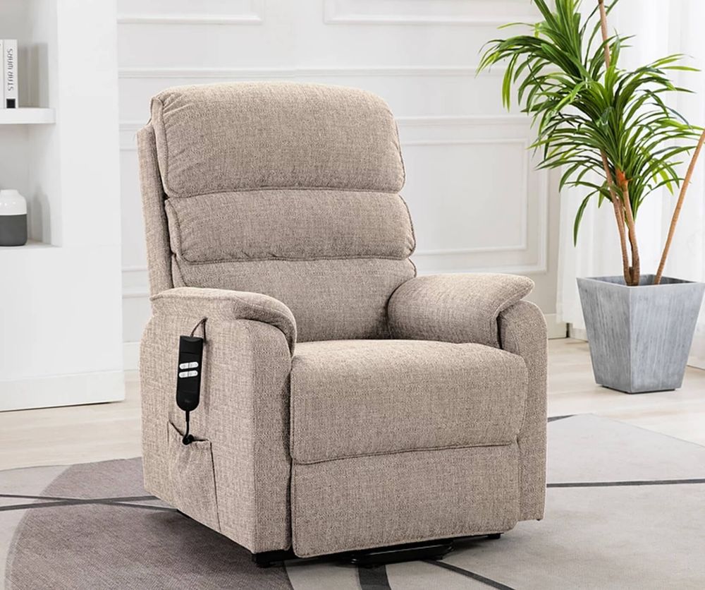 Valencia Riser/Recliner - Lisbon Wheat Fabric