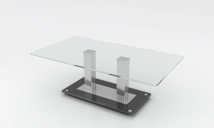 Verve Occasional Tables - Stainless Steel/Clear Glass