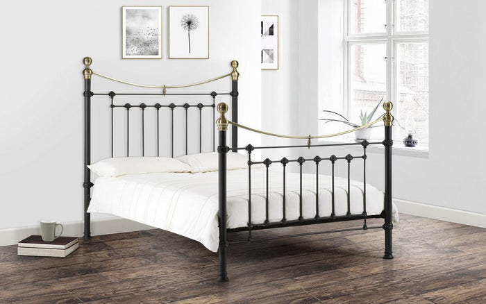 Victoria Bed - Satin Black