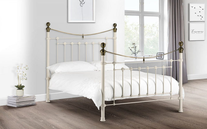 Victoria Bed - Stone White