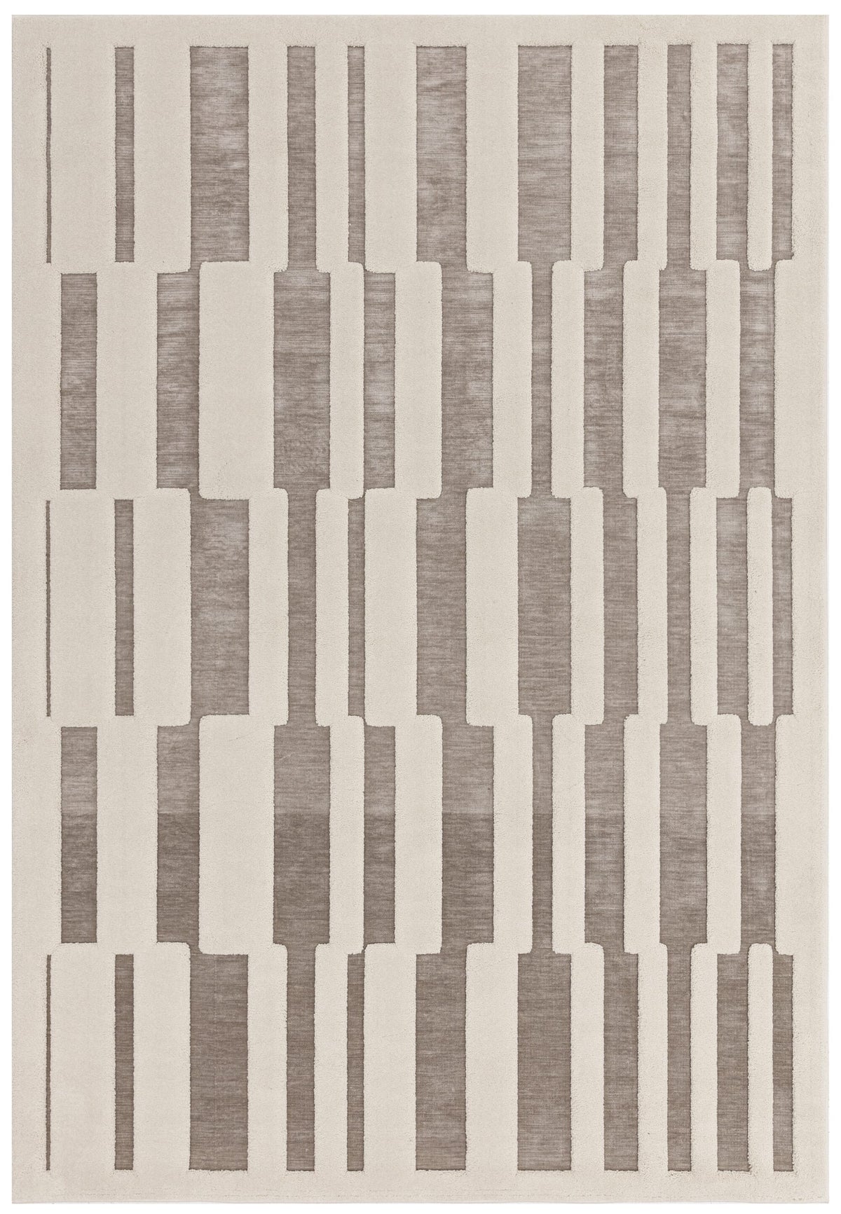 Valley Rug - Natural/Ivory Tile