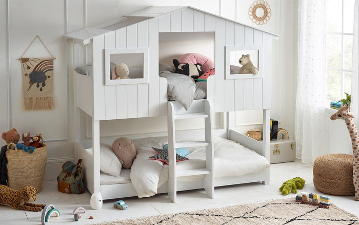 Willow Treehouse Bunk Bed - White