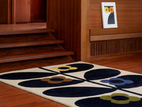 Orla Kiely Rug - Wild Rose Fawn