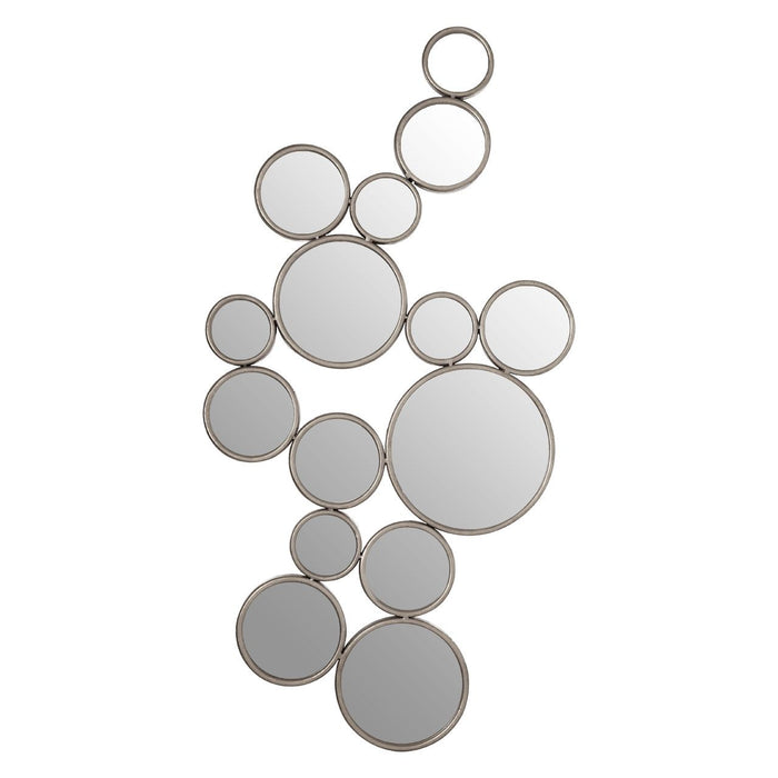 Zariah Multi Circle Wall Mirror - Silver