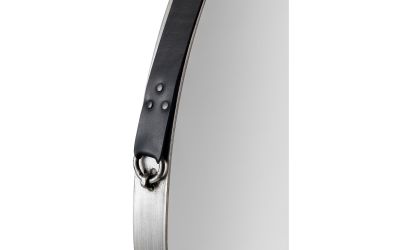 OPERA ROUND PEWTER MIRROR