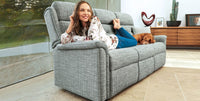 Sherbourne Roma Standard 3 Seater Sofa & Power Recliner Chair