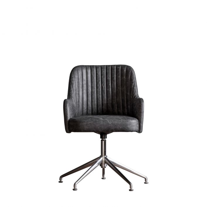 Currie - Leather Swivel Chair