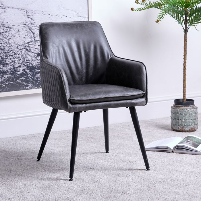 Oliver Armchair - Grey (pair)