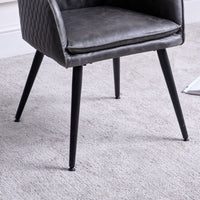Oliver Armchair - Grey (pair)