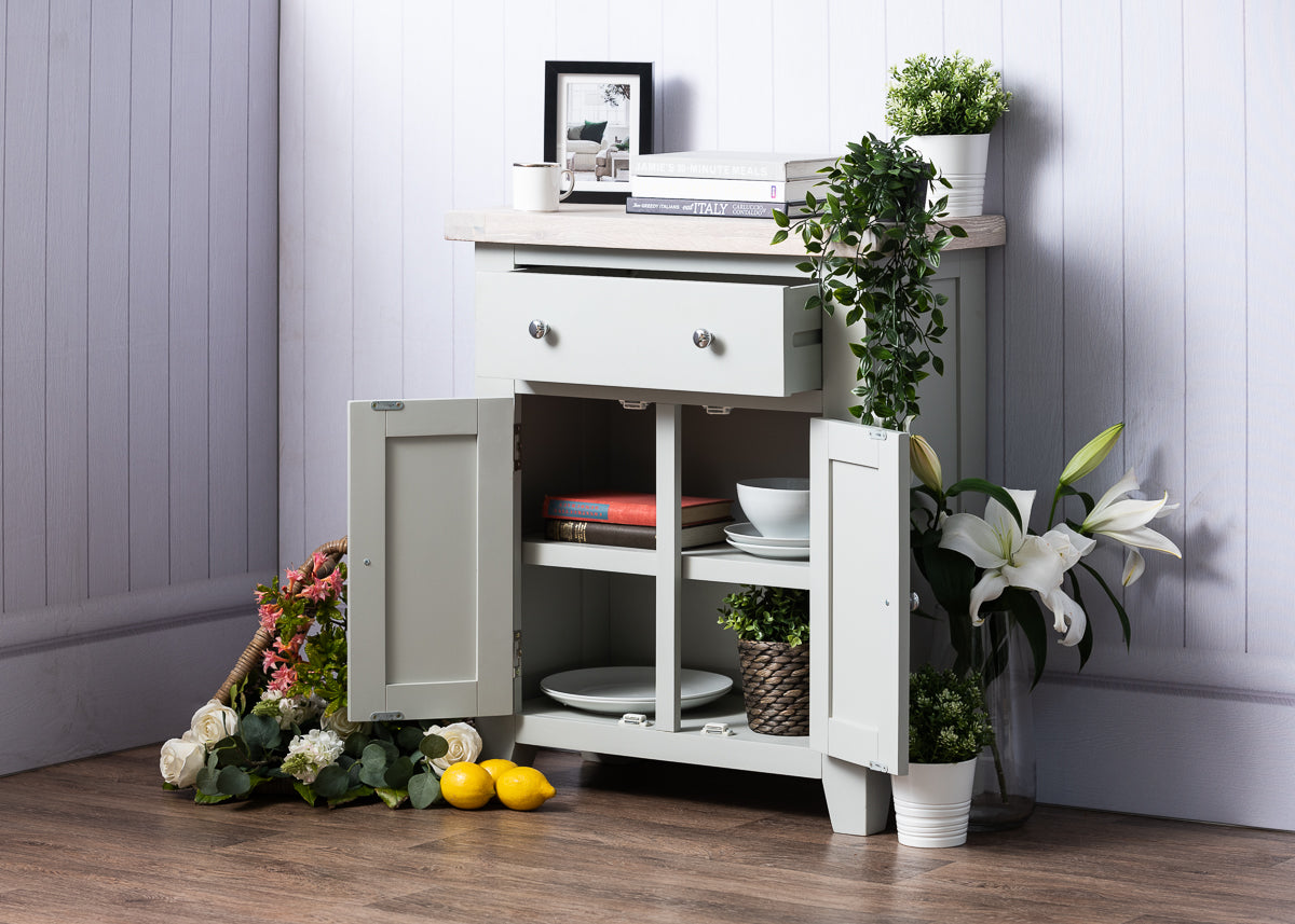 *CLEARANCE* Arran - Small Sideboard, 2 Door, 1 Drawer (DAM230P) - TO CLEAR