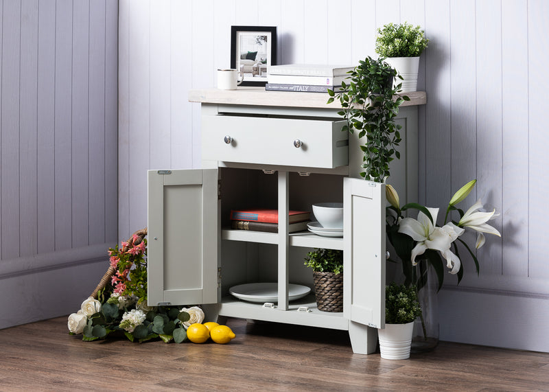 *CLEARANCE* Arran - Small Sideboard, 2 Door, 1 Drawer (DAM230P) - TO CLEAR