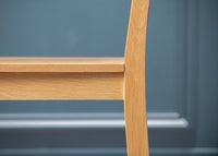 Skye - Dining Cross Back Chair, Wood Seat (DAM535N)