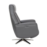 Houston Swivel Recliner & Integrated Footstool