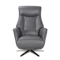 Houston Swivel Recliner & Integrated Footstool