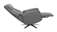 Houston Swivel Recliner & Integrated Footstool