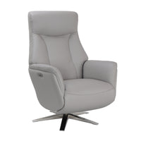 Houston Swivel Recliner & Integrated Footstool
