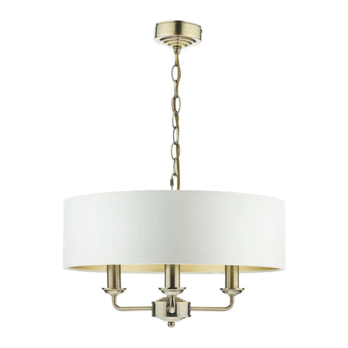 Laura Ashley - Sorrento Lighting Collection - Antique Brass