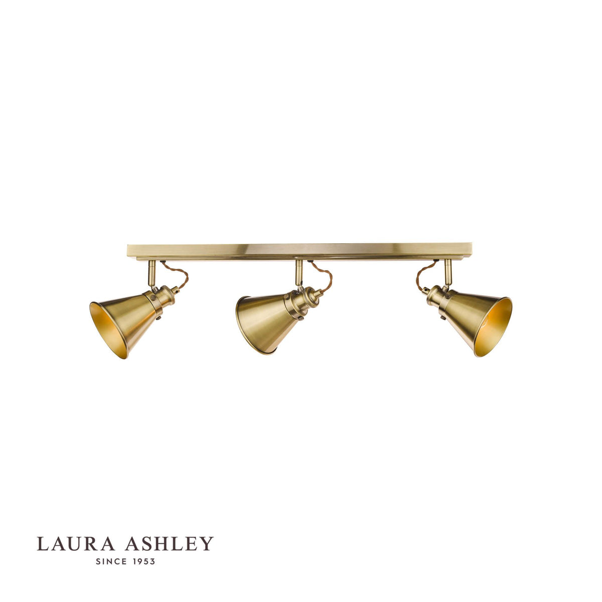 Laura Ashley - Rufus Lighting Collection - Antique Brass
