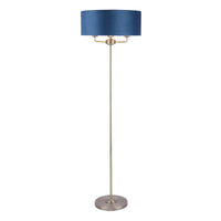 Laura Ashley - Sorrento Lighting Collection - Antique Brass and Blue Velvet