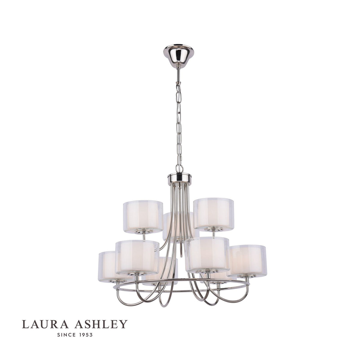 Laura Ashley - Southwell Lighting Collection - Polished Nickel