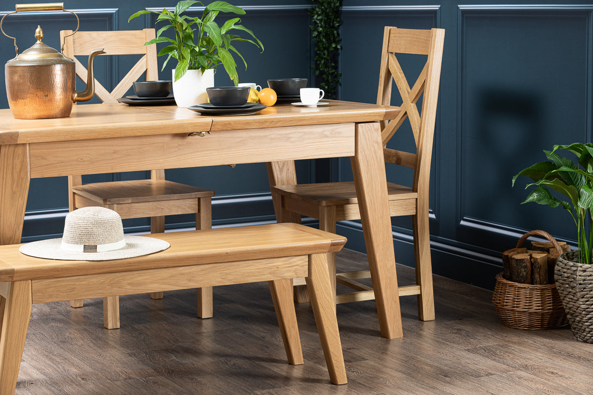 Skye - Dining Table 1.4-1.8m Extending (DAM536N)
