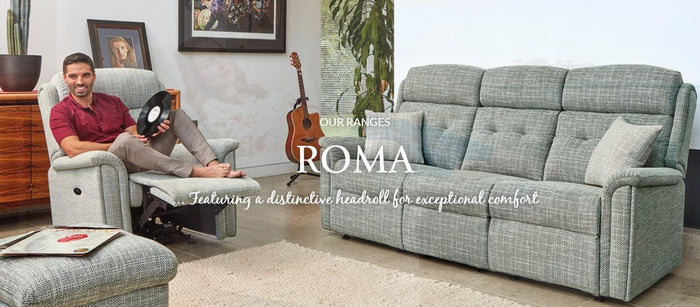 Sherbourne Roma Standard 3 Seater Sofa & Power Recliner Chair