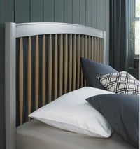 Whitby Scandi Oak & Warm Grey - Bedstead