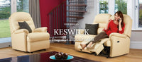 Sherborne Keswick 3 Seater Sofa and  Chair - Kimberley Silver
