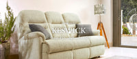 Sherborne Keswick 3 Seater Sofa and  Chair - Kimberley Silver