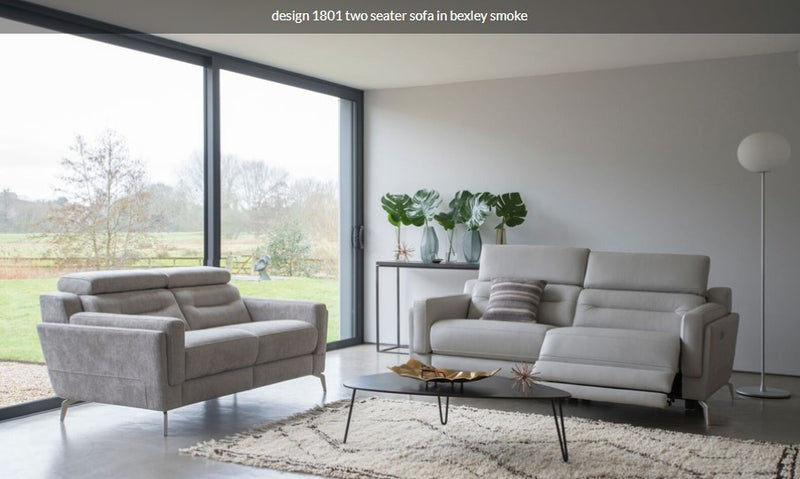 Parker Knoll - Evolution 1801 - Sofa & Chair - Caledonian Silver