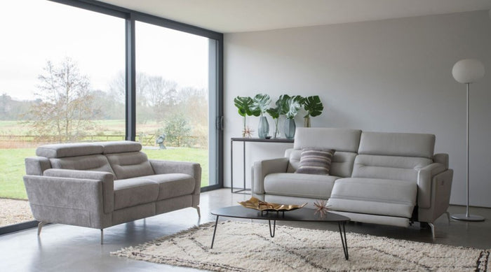 Parker Knoll - Evolution 1801 - Sofa & Chair - Caledonian Silver