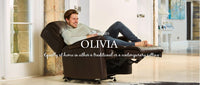 Olivia - Standard Manual Recliner Chair - Leather