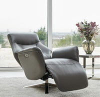 Houston Swivel Recliner & Integrated Footstool