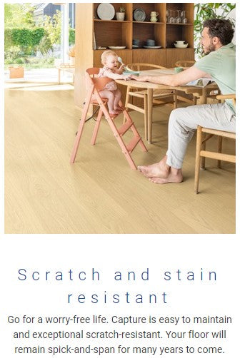 Quickstep Capture Laminate Flooring - Brushed Oak Warm Natural