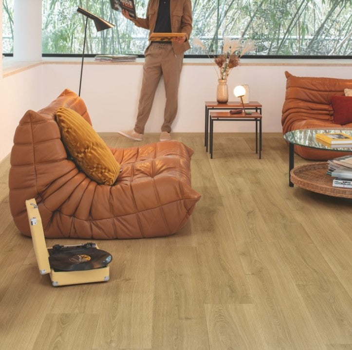 Quickstep Capture Laminate Flooring - Brushed Oak Warm Natural
