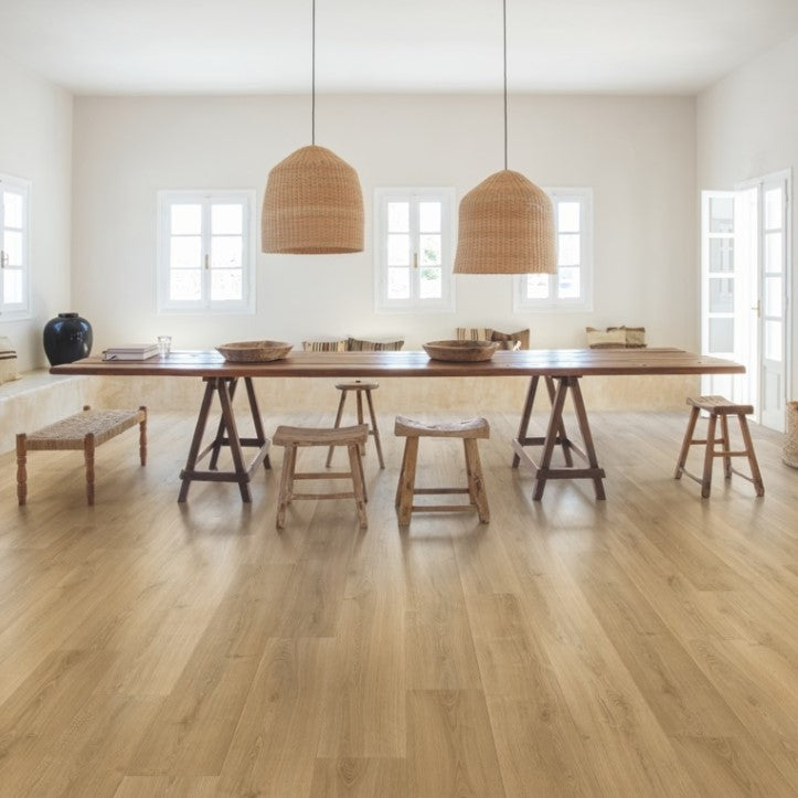 Quickstep Capture Laminate Flooring - Brushed Oak Warm Natural