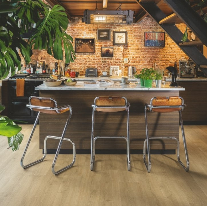 Quickstep Capture Laminate Flooring - Brushed Oak Warm Natural